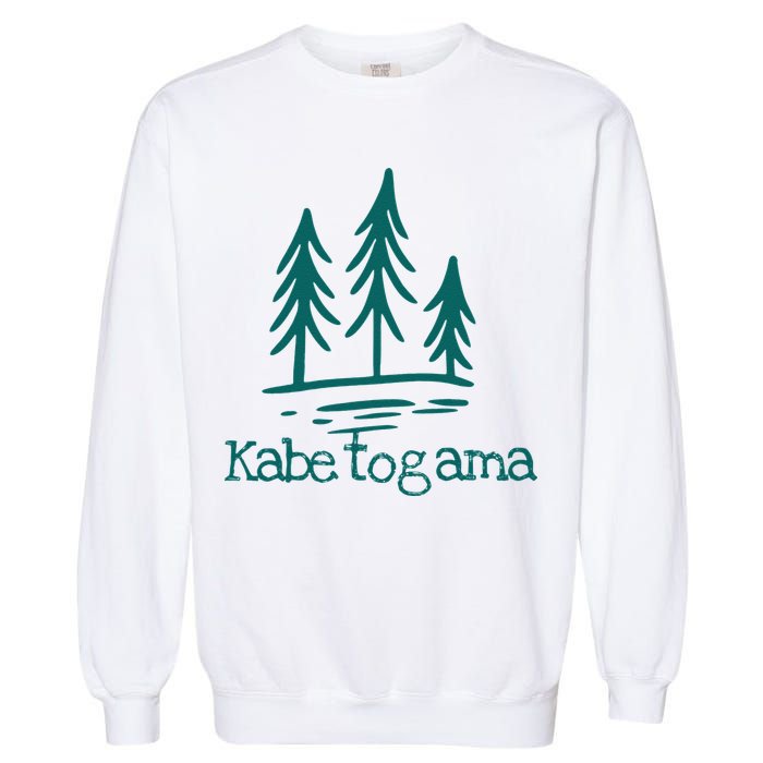 Lake Kabetogama Forest Rustic Camping Woods Trees Campground Garment-Dyed Sweatshirt