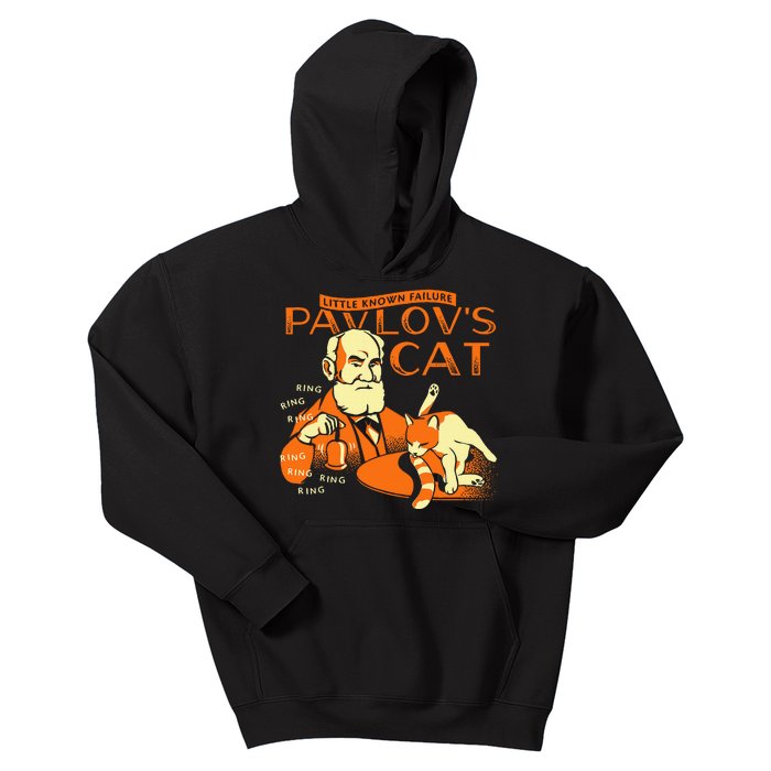 Little Known Failure PavlovS Cat Funny Cat Lover Kids Hoodie