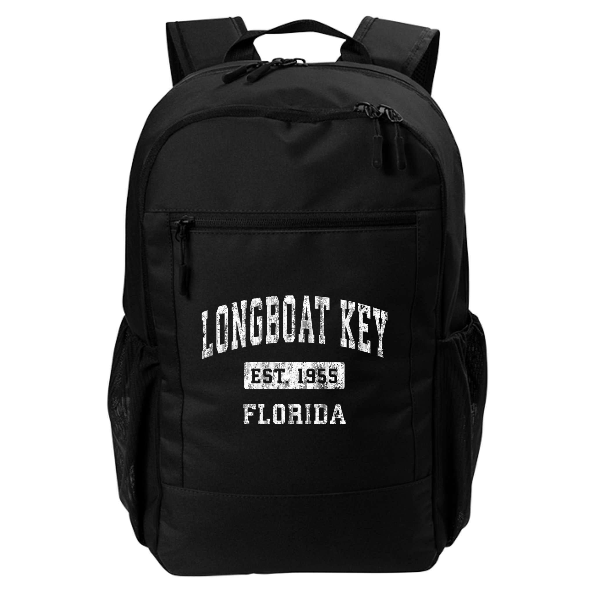 Longboat Key Florida Fl Vintage Established Sports Design Backpack