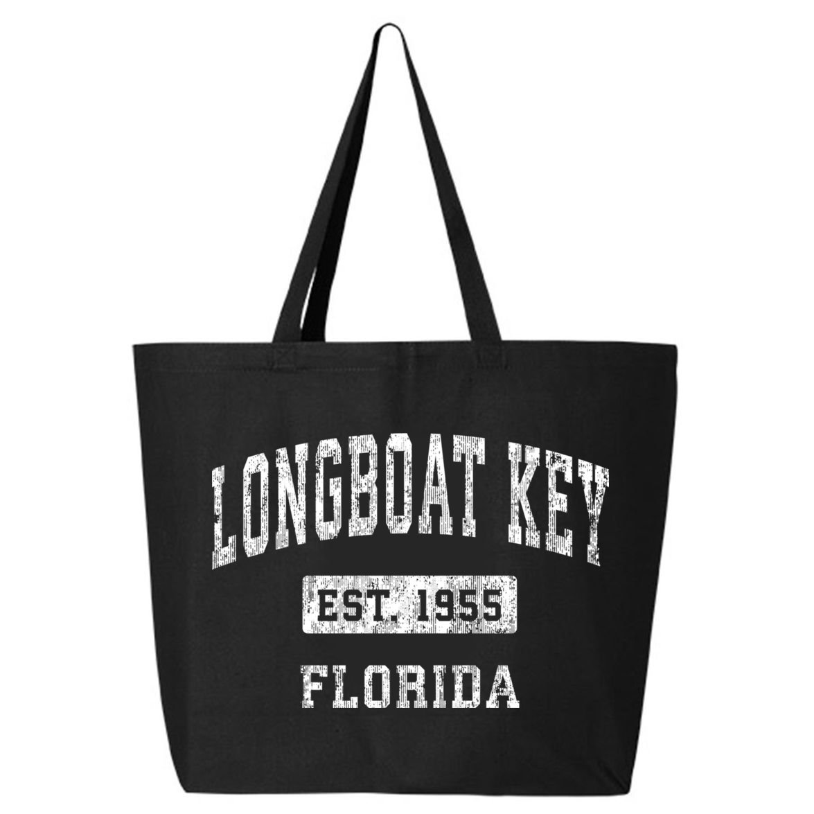 Longboat Key Florida Fl Vintage Established Sports Design 25L Jumbo Tote