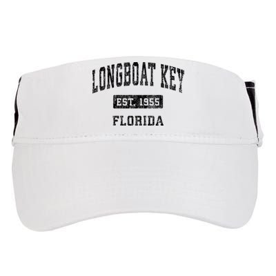 Longboat Key Florida Fl Vintage Established Sports Design Adult Drive Performance Visor