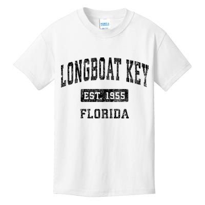 Longboat Key Florida Fl Vintage Established Sports Design Kids T-Shirt