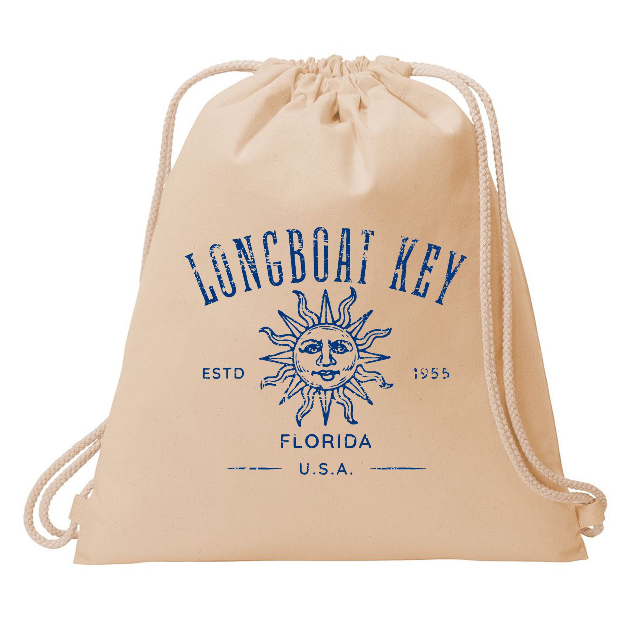 Longboat Key Florida Drawstring Bag
