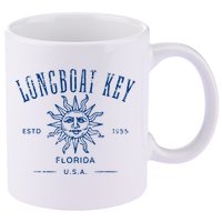 Longboat Key Florida 11oz C Handle Ceramic Mug