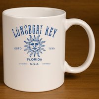 Longboat Key Florida 11oz C Handle Ceramic Mug