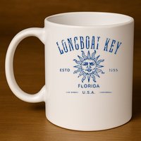 Longboat Key Florida 11oz C Handle Ceramic Mug
