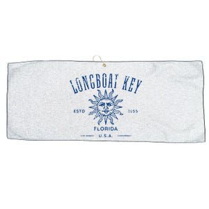 Longboat Key Florida Large Microfiber Waffle Golf Towel