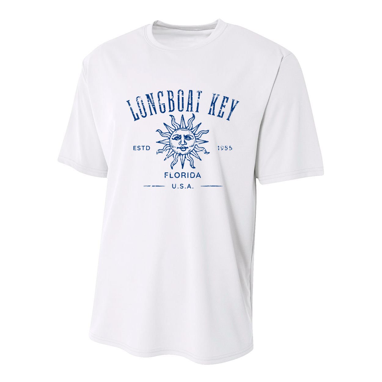 Longboat Key Florida Youth Performance Sprint T-Shirt