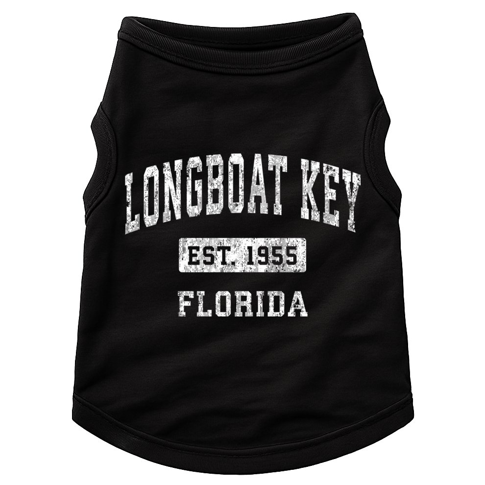 Longboat Key Florida Fl Vintage Established Sports Doggie Tank