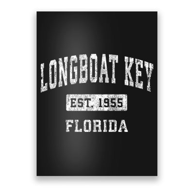 Longboat Key Florida Fl Vintage Established Sports Poster