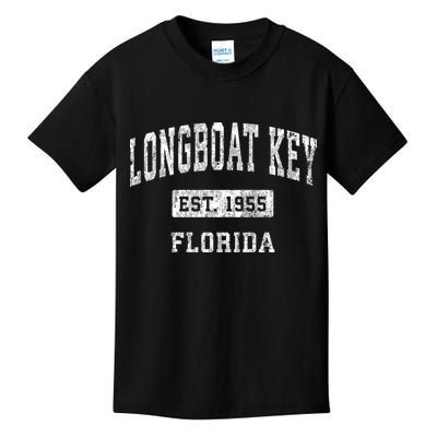 Longboat Key Florida Fl Vintage Established Sports Kids T-Shirt