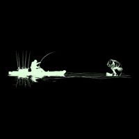 Largemouth Kayak Fishing Kayaking Angler Graphic Fisher Cool Gift Cooling Performance Crew T-Shirt