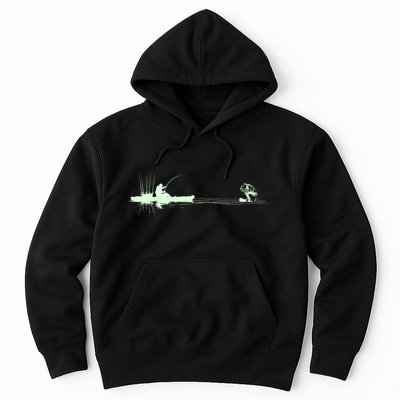 Largemouth Kayak Fishing Kayaking Angler Graphic Fisher Cool Gift Hoodie