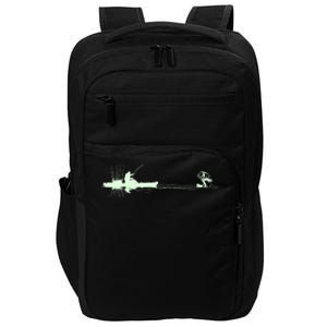 Largemouth Kayak Fishing Kayaking Angler Graphic Fisher Cool Gift Impact Tech Backpack