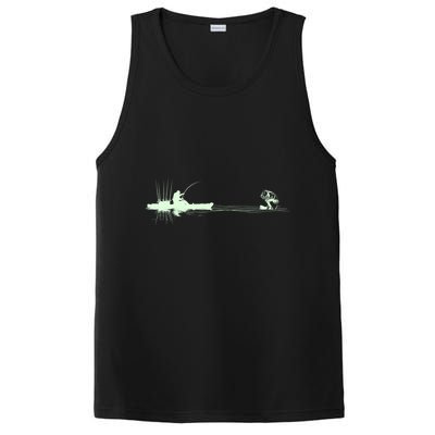 Largemouth Kayak Fishing Kayaking Angler Graphic Fisher Cool Gift PosiCharge Competitor Tank
