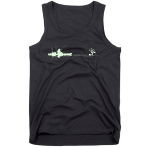 Largemouth Kayak Fishing Kayaking Angler Graphic Fisher Cool Gift Tank Top