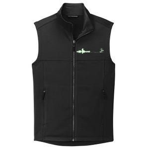 Largemouth Kayak Fishing Kayaking Angler Graphic Fisher Cool Gift Collective Smooth Fleece Vest