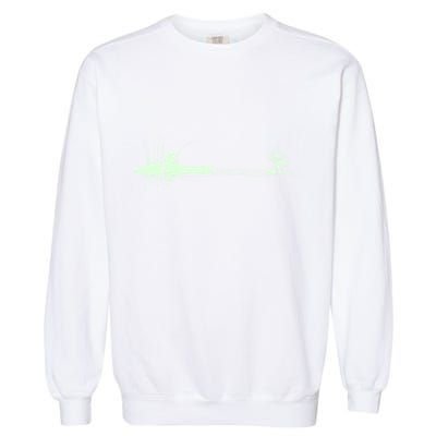 Largemouth Kayak Fishing Kayaking Angler Graphic Fisher Cool Gift Garment-Dyed Sweatshirt