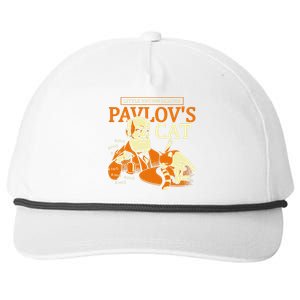 Little Known Failure Pavlovs Cat Funny Cats Lover Snapback Five-Panel Rope Hat