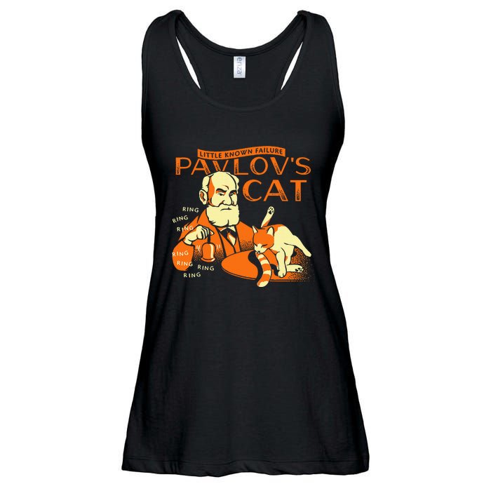 Little Known Failure PavlovS Cat Funny Cat Lover Ladies Essential Flowy Tank