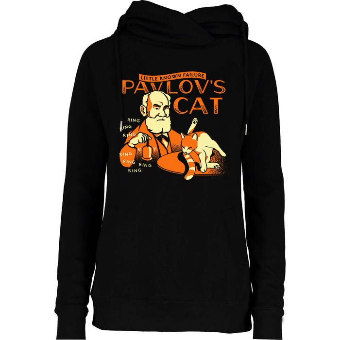 Little Known Failure PavlovS Cat Funny Cat Lover Womens Funnel Neck Pullover Hood