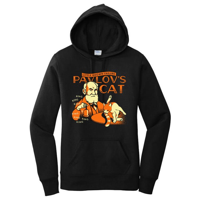 Little Known Failure PavlovS Cat Funny Cat Lover Women's Pullover Hoodie