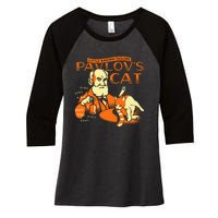 Little Known Failure PavlovS Cat Funny Cat Lover Women's Tri-Blend 3/4-Sleeve Raglan Shirt