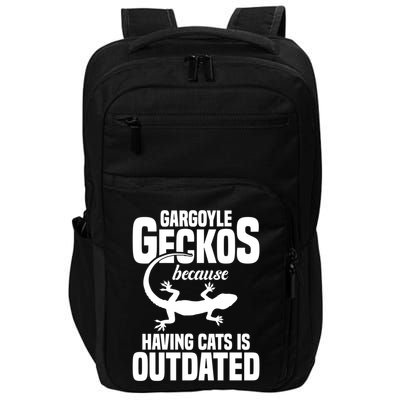 Lizard Keeper Gargoyle Gecko Graphic For Reptile Keeper Funny Gift Impact Tech Backpack