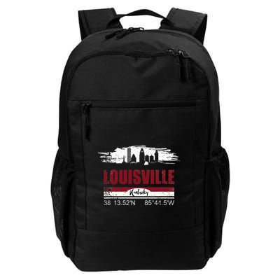 Louisville Kentucky Gift Geographic Coordinates Backpack