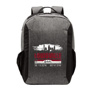 Louisville Kentucky Gift Geographic Coordinates Vector Backpack