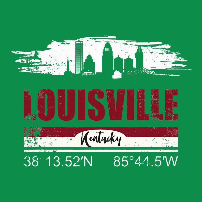 Louisville Kentucky Gift Geographic Coordinates Baby Bodysuit