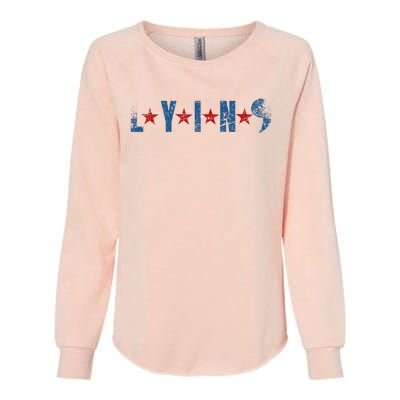 Lyin Kamala HarrisSupport Trump For President 2024 Womens California Wash Sweatshirt