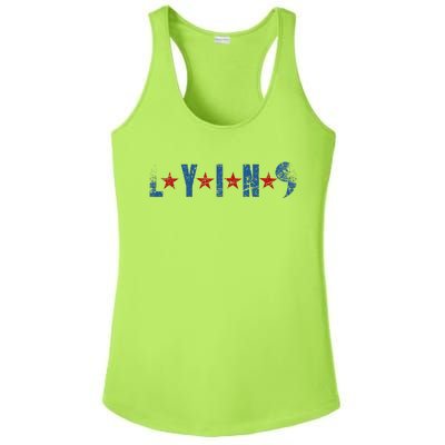 Lyin Kamala HarrisSupport Trump For President 2024 Ladies PosiCharge Competitor Racerback Tank