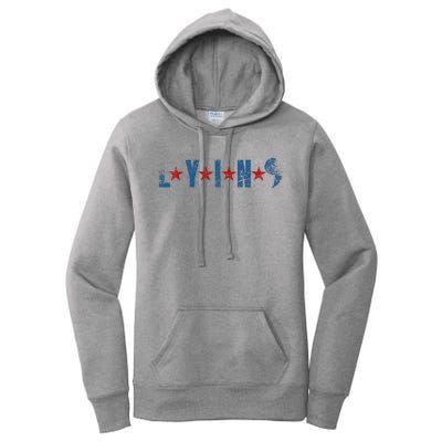 Lyin Kamala HarrisSupport Trump For President 2024 Women's Pullover Hoodie