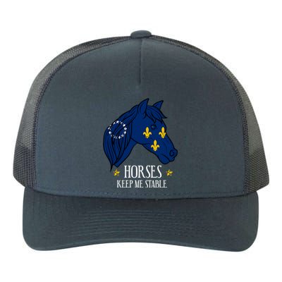 Louisville Kentucky Horse Gift I Owner Derby Race Lover Gift Yupoong Adult 5-Panel Trucker Hat