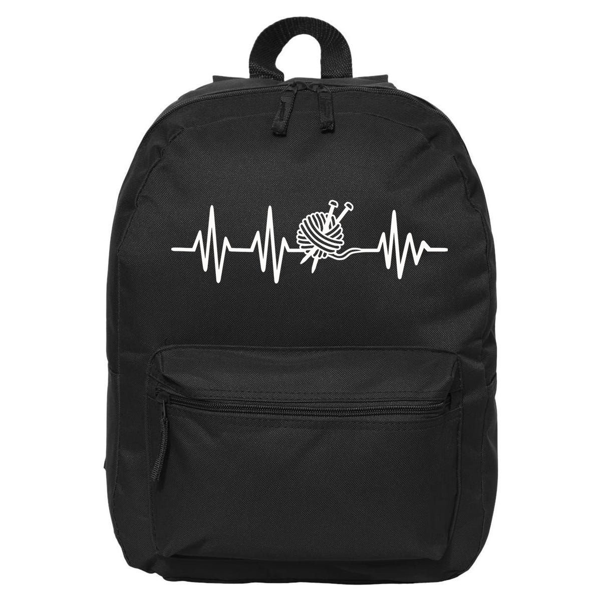 Love Knitting Heartbeat 16 in Basic Backpack