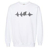 Love Knitting Heartbeat Garment-Dyed Sweatshirt