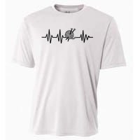 Love Knitting Heartbeat Cooling Performance Crew T-Shirt