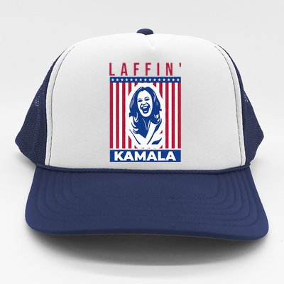 Laffin Kamala Harris Joe Biden 2024 Trucker Hat