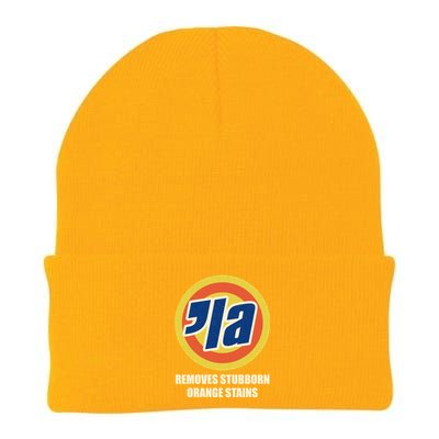 La Kamala Harris Vote Remove Stubborn Orange Stains Funny Gift Knit Cap Winter Beanie