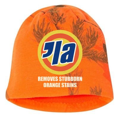 La Kamala Harris Vote Remove Stubborn Orange Stains Funny Gift Kati - Camo Knit Beanie