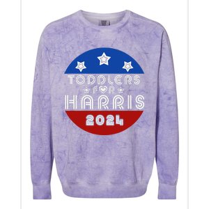 Love Kamala Harris Colorblast Crewneck Sweatshirt