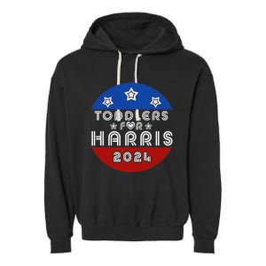 Love Kamala Harris Garment-Dyed Fleece Hoodie