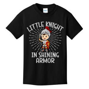 Little Knight In Shining Armor Knight Kids T-Shirt