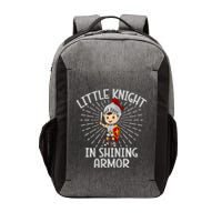 Little Knight In Shining Armor Knight Vector Backpack