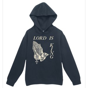 Lord King Jesus God Love Faith Church Family Pray Hands Fun Urban Pullover Hoodie