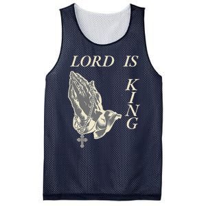 Lord King Jesus God Love Faith Church Family Pray Hands Fun Mesh Reversible Basketball Jersey Tank