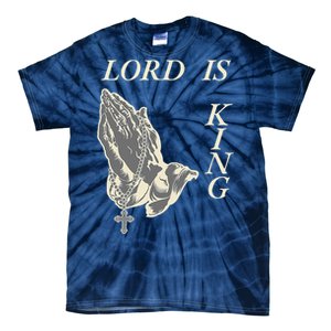 Lord King Jesus God Love Faith Church Family Pray Hands Fun Tie-Dye T-Shirt