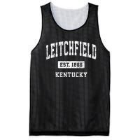 Leitchfield Kentucky Ky Vintage Athletic Sports Mesh Reversible Basketball Jersey Tank