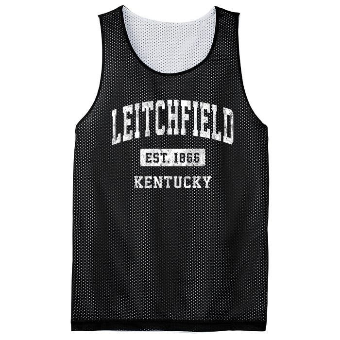 Leitchfield Kentucky Ky Vintage Athletic Sports Mesh Reversible Basketball Jersey Tank